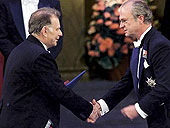 Жорес Алферов (вручение Нобелевской премии)